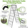 2 Pack 50" Tall A Frame Trellis for Climbing Plants