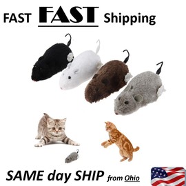 UN brand 2 PACK wind up mouse / rat