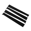 4pcs Black Pillar Posts Door Trim B Pillar Posts Door