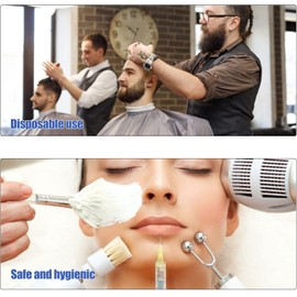 5 Rollos de Tiras de Papel para el Cuello de Barbero, Banda de Papel Elástica Profesional para el Cuello para Peluquería, Tiras de Cuello de Barbero, Bandas Desechables de Papel