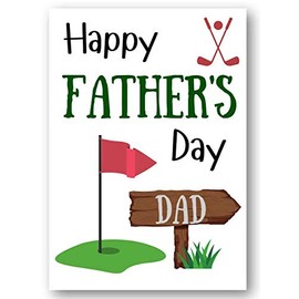 Second Ave Golf Dad Father's Day Card For Dad