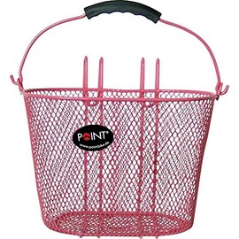 Point VR Colour 05107700 Children's Bicycle Basket 25 x 16 x 16 cm Pink
