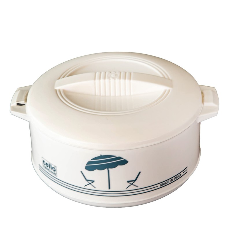 Cello Chef Deluxe Hot-Pot Insulated Casserole Food Warmer/Cooler, 5-Liter, White