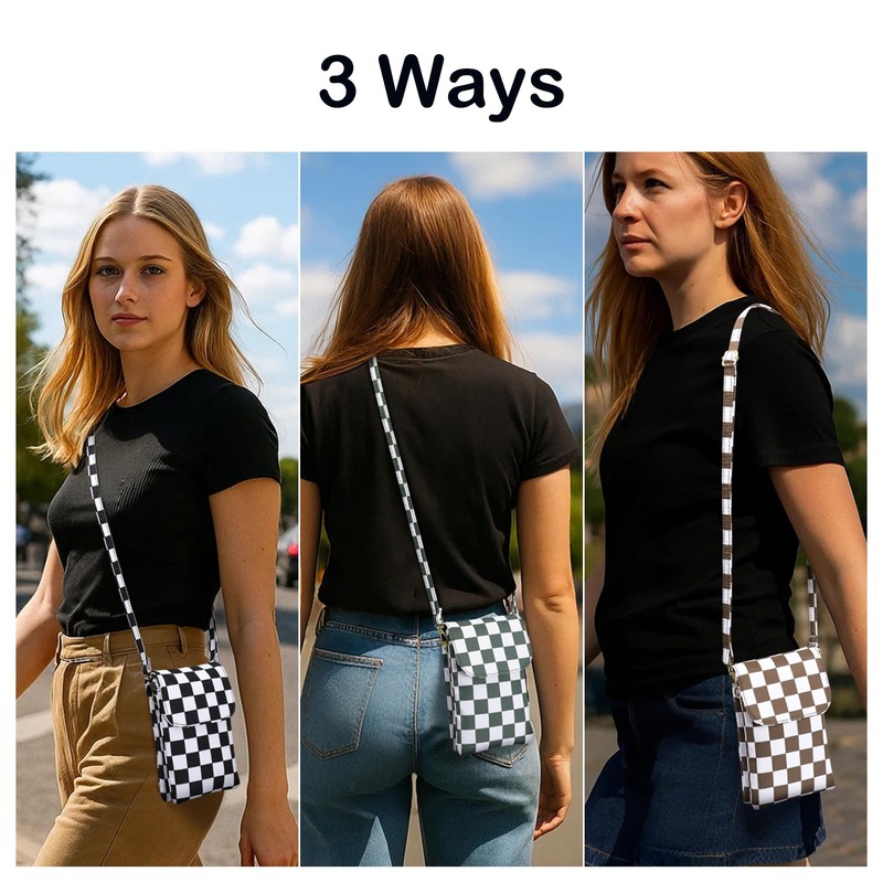 Small Crossbody Bag for Women Nylon Cell Phone Purse with