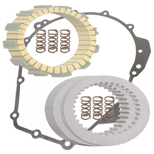 Caltric Clutch Friction Plates And Gasket Kit for Kawasaki Ninja