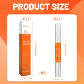 Pack of 2 anti-fingernails chewing, anti-nail chewing, bitter nail pen