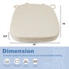 BUYUE Thickened 2.5" Dining Chair Cushions Set of 4, U-Shape