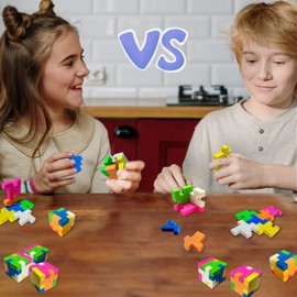 ICEPAPA, Pack of 20 cube puzzle eraser, eraser children's puzzle. Suitable as a party bag children, eraser children's party bags, giveaways children's birthday or children's birthday party favours