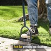 Colwelt Saw-Tooth Edger Lawn Tool, Half Moon Lawn Edger with