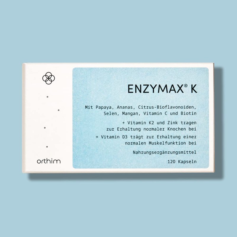 Enzymax® K – 120 Capsules – With Papaya, Pineapple, Citrus