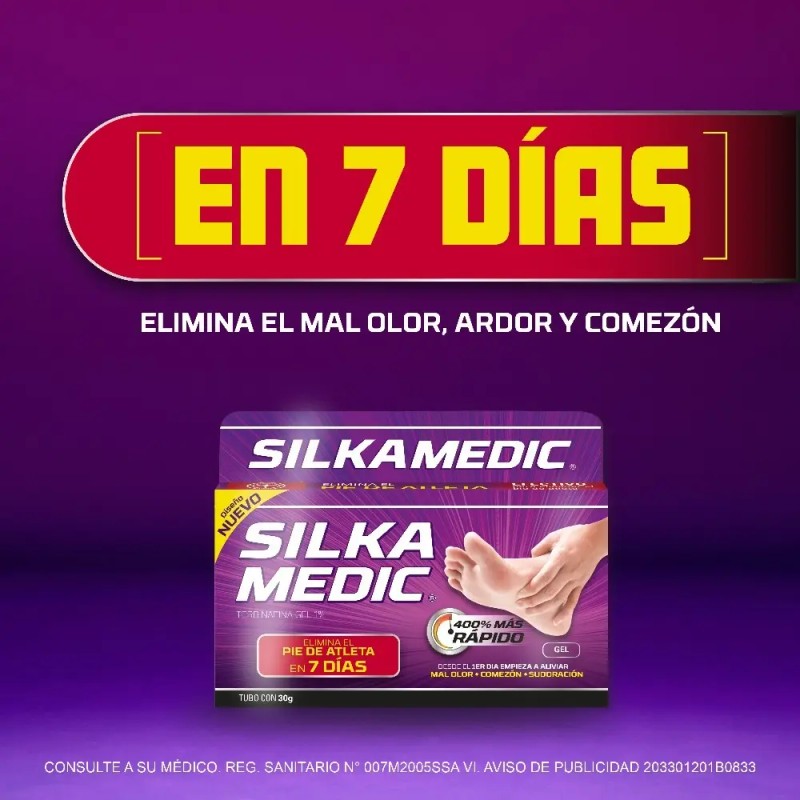 Gel Antimicótico Pie Atleta 30 g – Pack 2 Silka