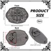 FINGERINSPIRE Pack of 2 Western Belt Buckles with Cross Gunmetal