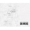 Colorado Ski Resorts Map 11x14 Print (Gray)