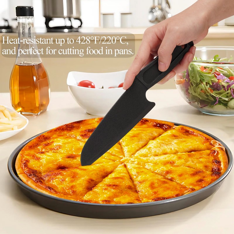 Anreak Nylon Knife for Nonstick Pans, Professional Safe Knife for