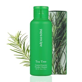 Papa Recipe Tea Tree Enzyme Facial Wash Powder 1.8 oz (50 g) - For Pore Care, Acne Prevention, Sensitive Skin