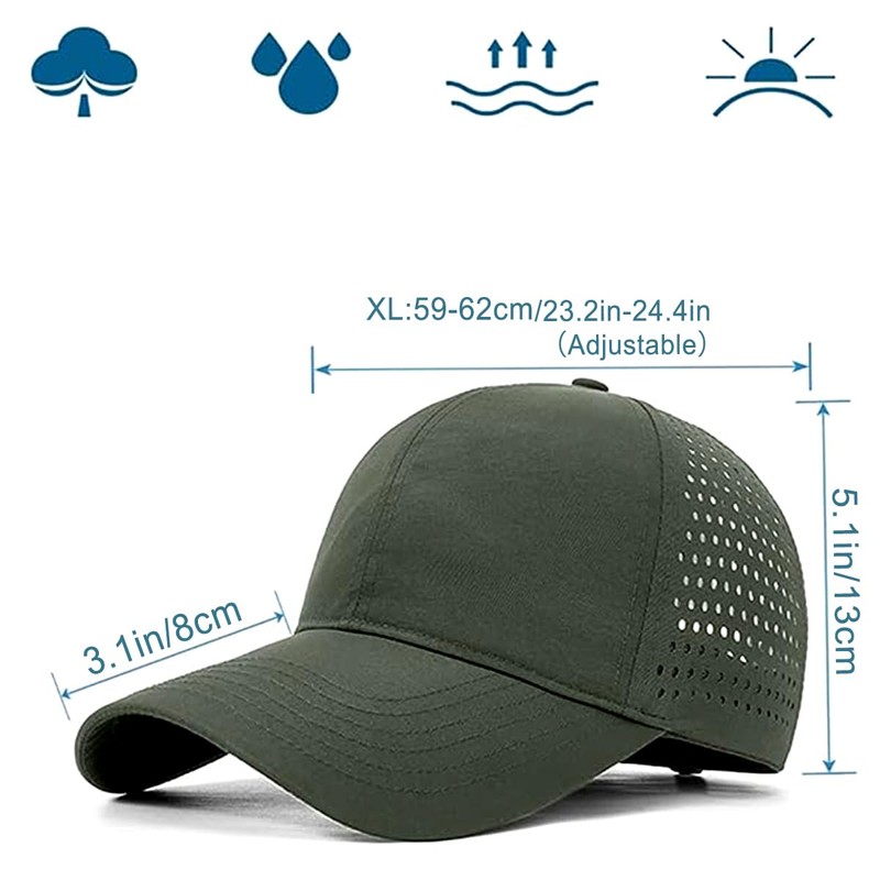 Pichcppo Unisex Quick Drying Cap, Duck Tongue Cap, Baseball Cap,