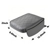 Upgraded Car Center Console Cover, 2 Side Storage Pockets bags,