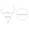 Wovanoo Layered Necklaces for Women Pendant Chain Necklaces Multilayer Stackable
