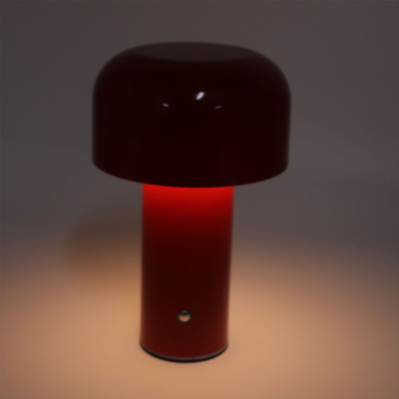 LED Desk Lamp Mushroom Design USB Charging 3 Color Temperature