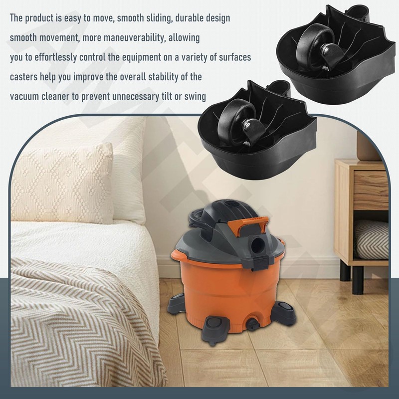 12388 Foot Caster & 12293 Caster Wheel Kit for Ridgid