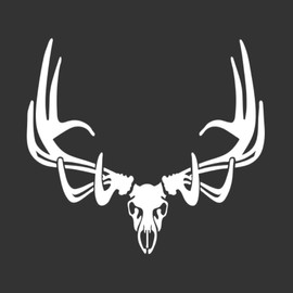 Elk Skull Decal - Elk Hunting Stickers - Elk Hunter - Big Game Hunting Sticker - Elk Skull - Automotive Window Decals - Hunting Stickers - Hunters Image
