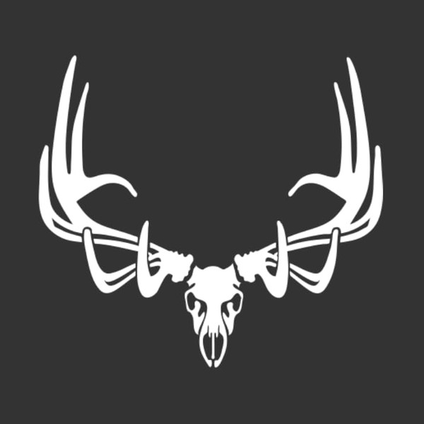 Elk Skull Decal - Elk Hunting Stickers - Elk Hunter