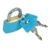 Silverline 282715 Hi-Vis Brass Padlocks Set 4pce 20 mm