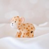 Tikiri Leopard Rubber Teether Rattle & Bath Toy