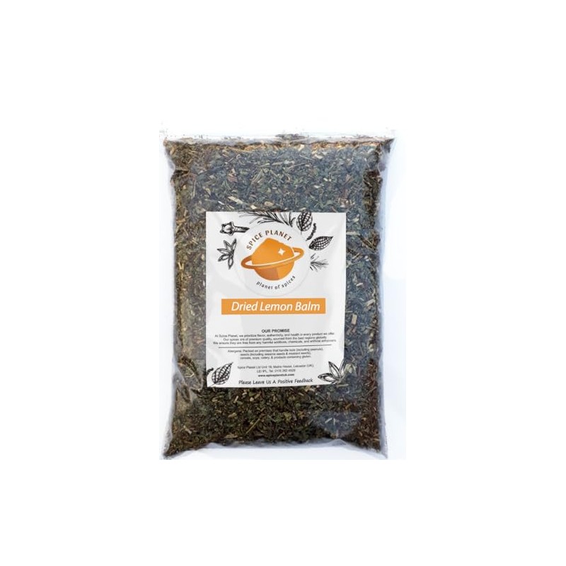 Lemon Balm Dried Cut Leaves | Melissa Premium Quality by
