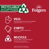 Folgers Buttery Caramel Artificially Flavored Coffee, Keurig K-Cup Pods, 10