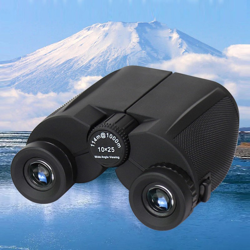 10x25 Compact Binoculars for Bird Watching Accurate Focus Adjustable Pupil