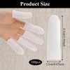 100PCS Cotton Finger Protectors,Finger Cots,Thumb Bandage,Finger Bandages Tubular,Finger Stall,Thumb Protector,Finger