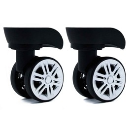 A09 Left & Right Replacement Wheels No Noise Luggage Trolley Case Luggage Wheels Suitcases Replacement Parts, One