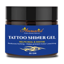 AMRUSOAL Tattoo Shiner Gel – Helps Heal, Soothe & Prevent Color leaching, Reduce Itching - 50g