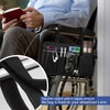 FINPAC Wheelchair Side Storage Bag w/Cup Holder, Wheelchair Armrest Accessories