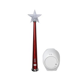 The Original Magic Light Wand – Wireless Light Wand Remote with Sound, Light Modes & Plug-in Receiver – Kid-Friendly Wand in 6 Colors (Red)