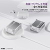 miak AirPods Pro Carrying Case, Silver