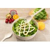 XUEJUN Salad Bowl with Servers Set - Large 9.8 inches