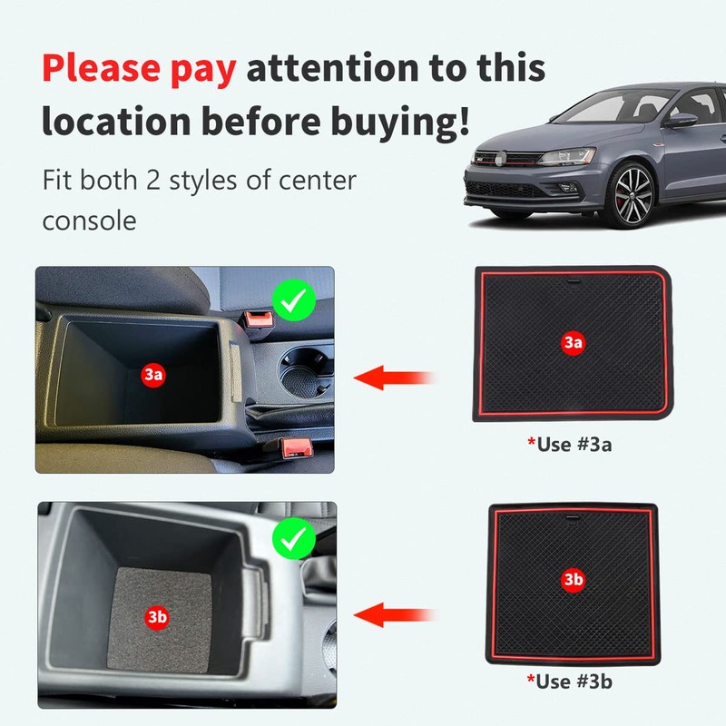 Auovo Protector Mats for Volkswagen Jetta Accessories 2013-2018 Custom Fit