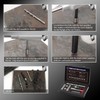 SENNMONN M10X1.0X12.7MM Thread Repair Kit with Insert HSS Drill, Tap,