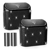 NBTEPEM Bling Car Trash Can with Lid - 2 Pack,