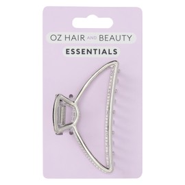 Oz Essentials Metal Claw Clip - Silver
