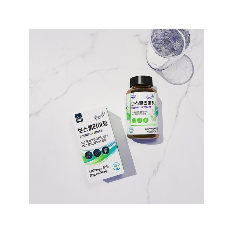 Welliz 웰리즈 보스웰리아정 1000mg x 60정 3개 6개월분 Welliz Boswellia