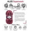 Sock Yarn by Alize 100 g, 420m Superwash Comfort Sock