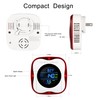 Combination Gas & Carbon Monoxide Detectors Plug in,Natural Gas Detector,Propane,Carbon