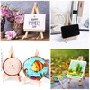 Mini Wooden Easel, 20 Pieces Triangle Easel, Photo Painting, Small