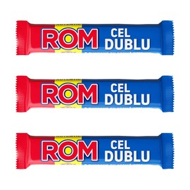 Autentic Rom Cel Dublu Romanian Chocolate - 3 Pcs x 50 g each
