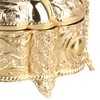 Metal Jewelry Box Innovative Light Luxury Shell Flower Round Trinket