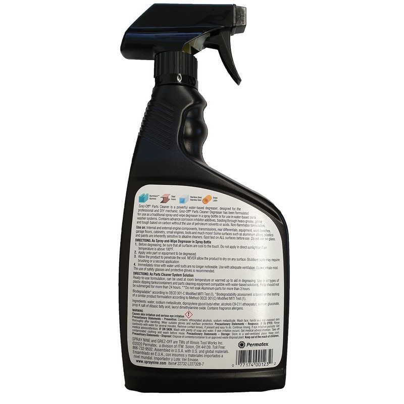 Spray Nine 22732 32 Oz Grez Off® Heavy Duty Degreaser