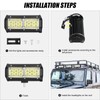 8 Pack Automotive Light Bars 7 Inch 240W 24000lm Led